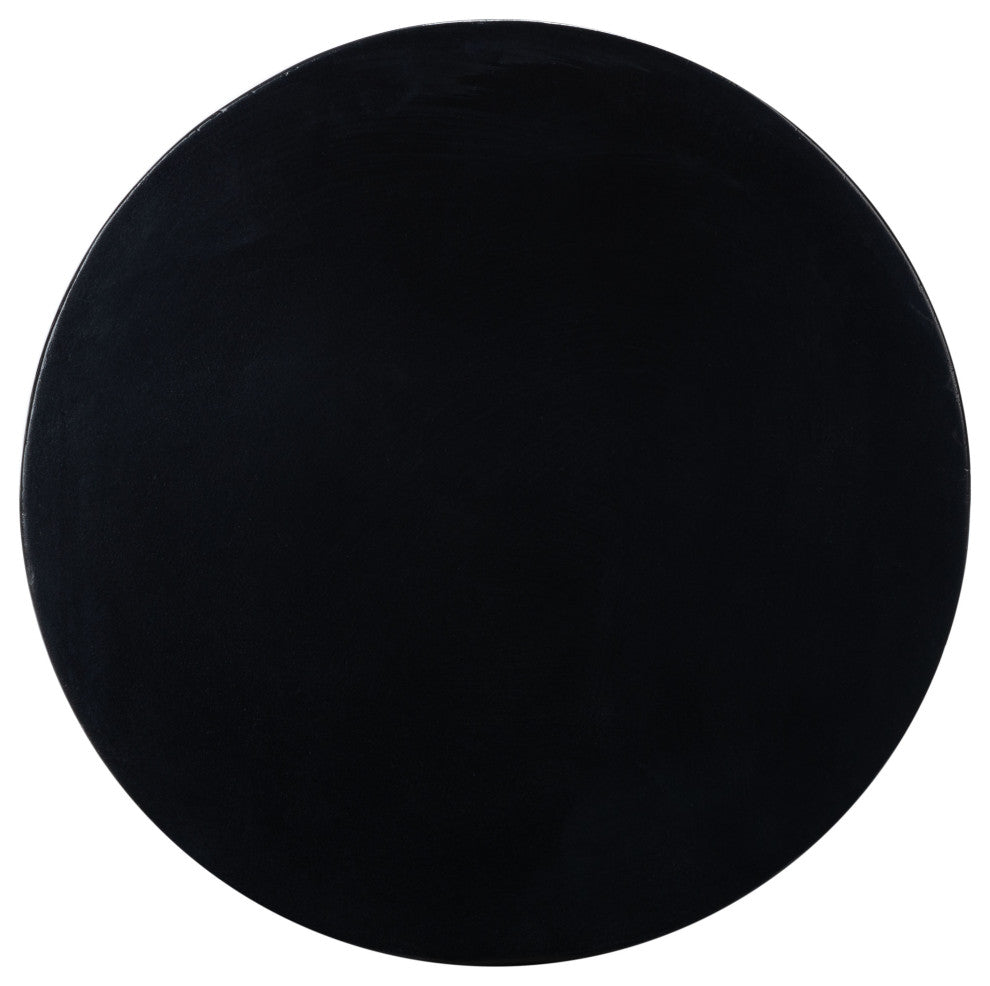 Safavieh Katara Concrete Accent Stool, Black