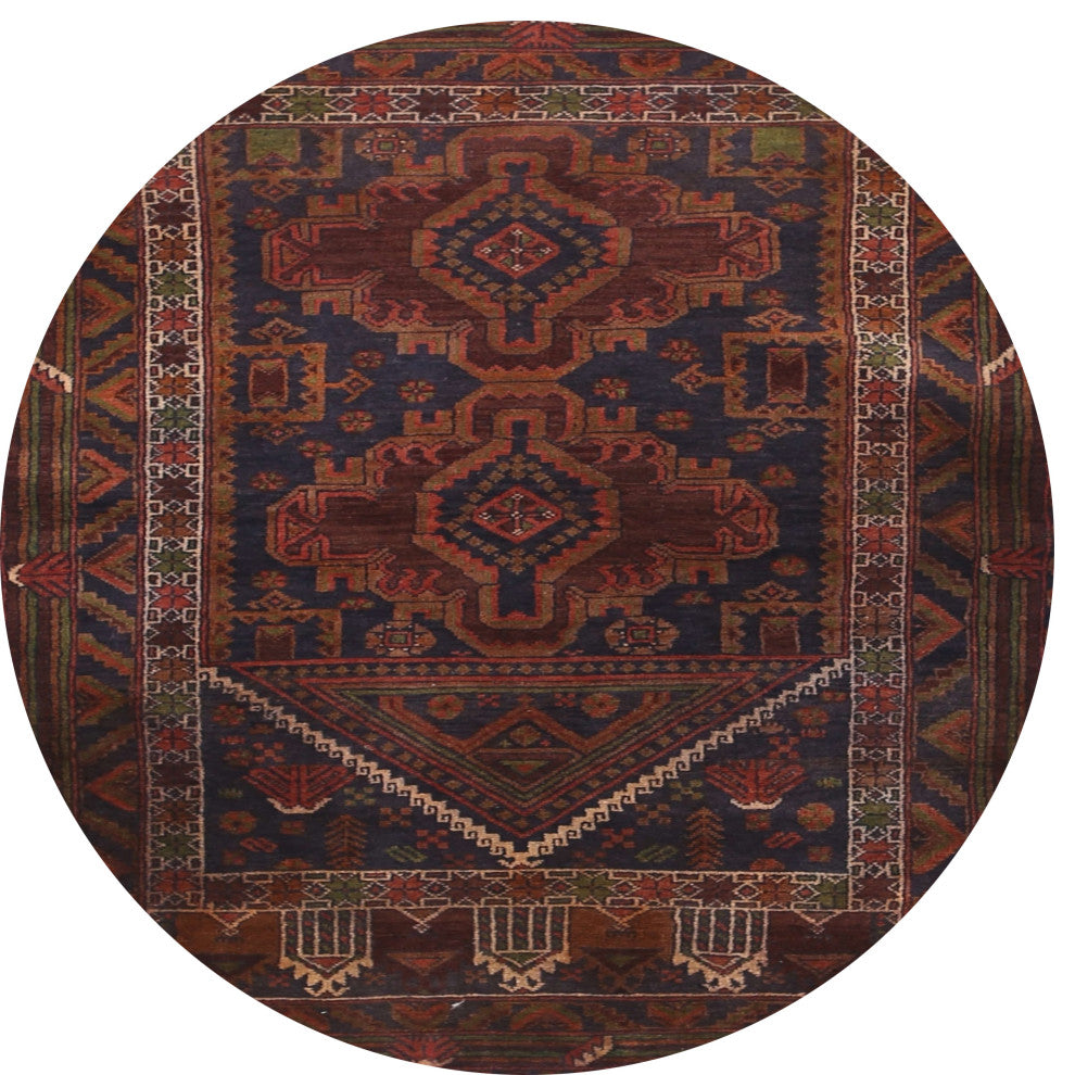 Ahgly Company Indoor Round Traditional Area Rugs, 3' Round