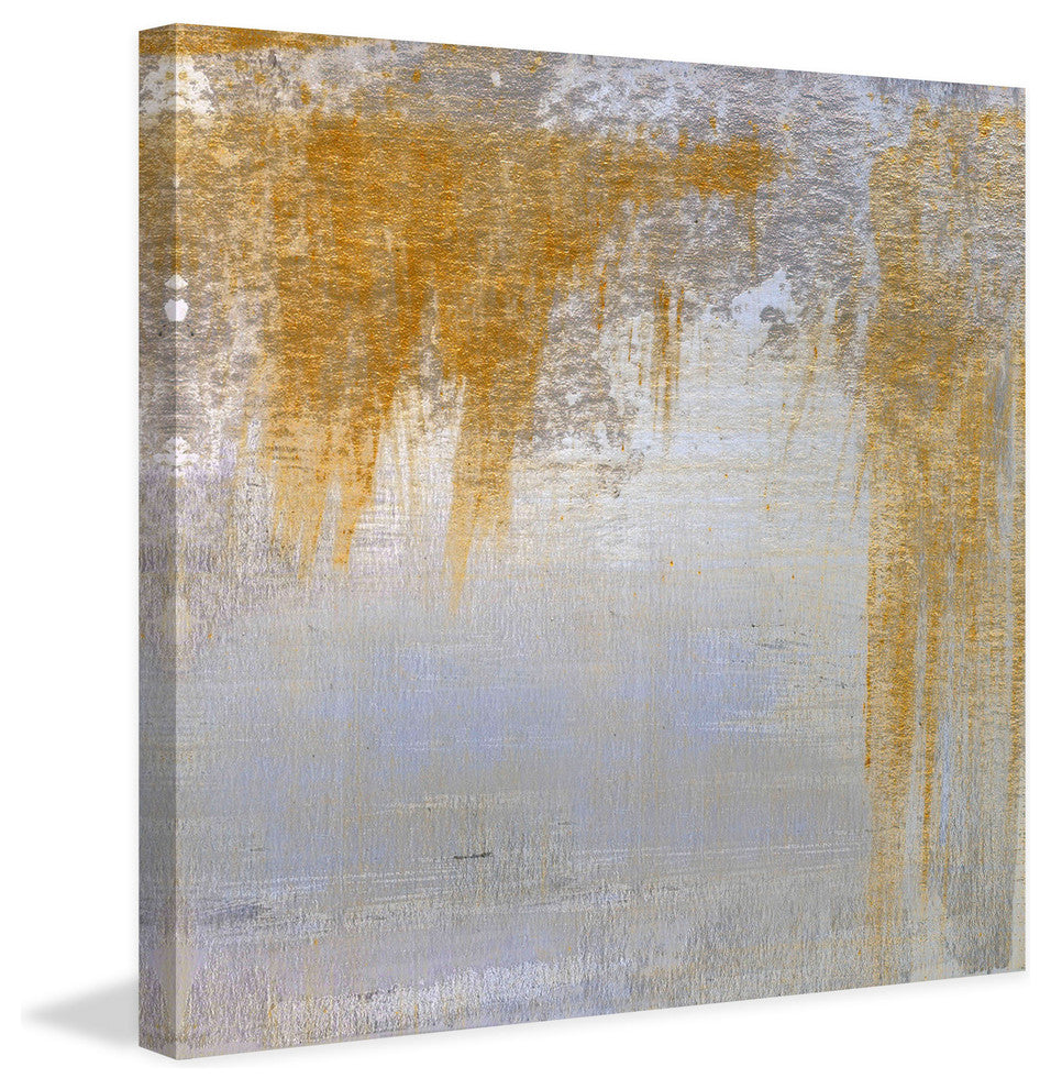 "Analog XI" Painting Print on Canvas by Aryai