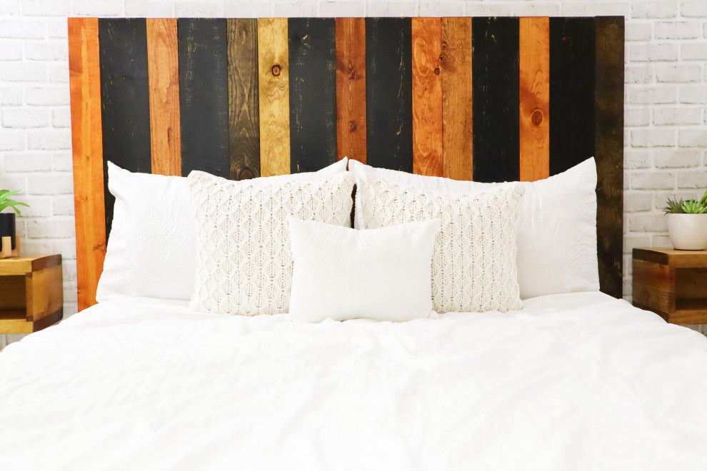 Handcrafted Headboard, Leaner Style, Cabin Mix, California King