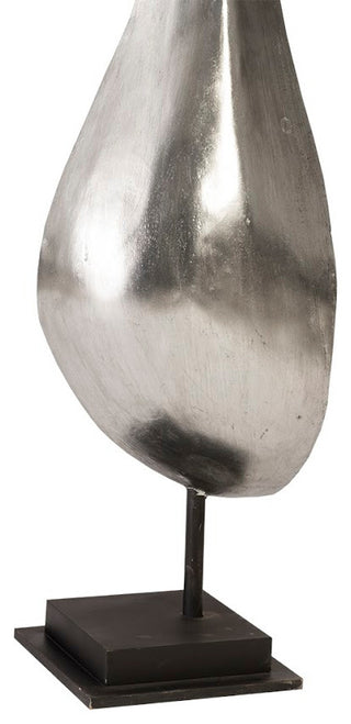 Chofa Sculpture, Silver Leaf, Large