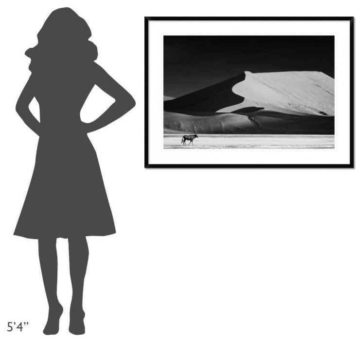 "The Solitary" Framed Digital Print by Mathilde Guillemot, 44x32"
