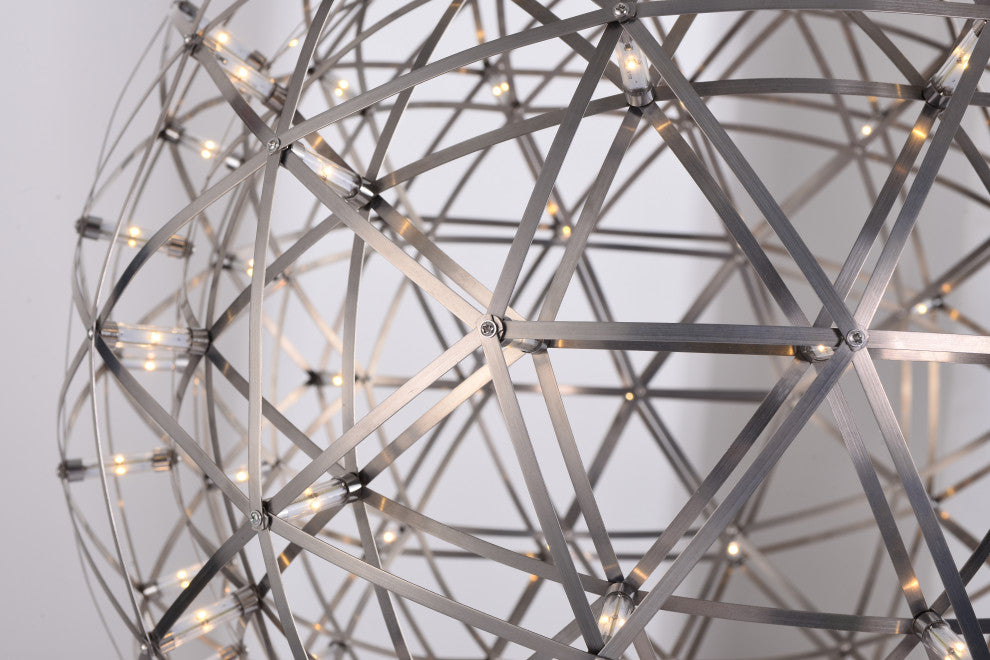 LED Star Light LED Light Fixture, Satin Nickel