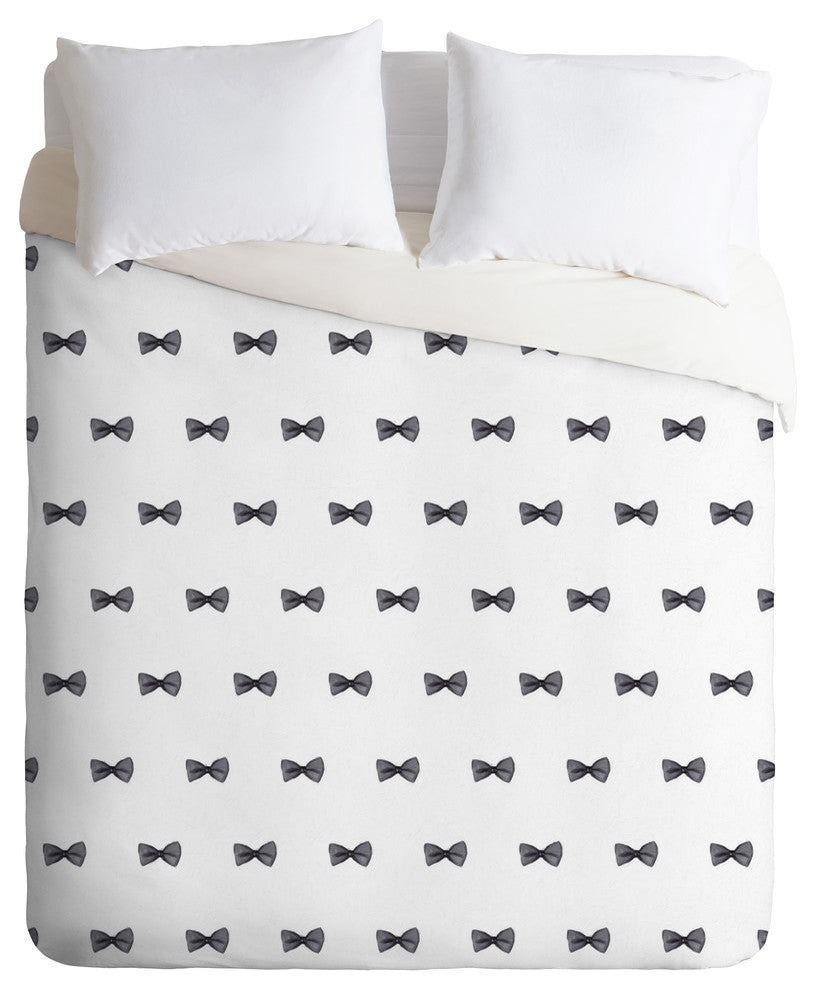 Social Proper Bows Bows Bows Duvet Cover Set, Twin XL