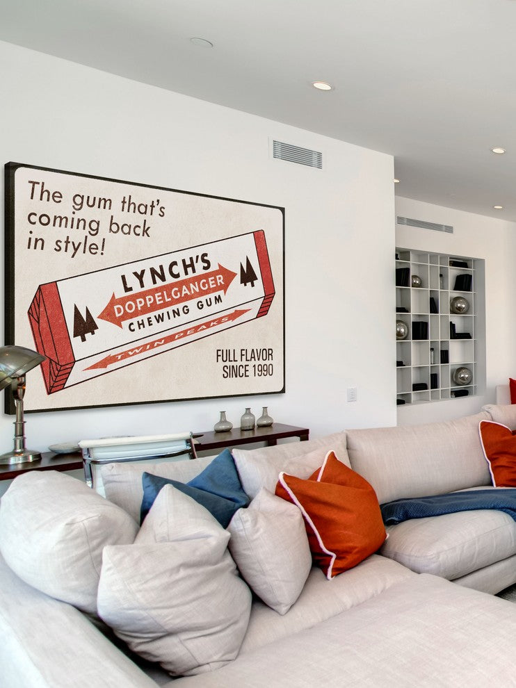 "Gums Back in Style Twin Peaks" Painting Print on Wrapped Canvas, 60"x40"