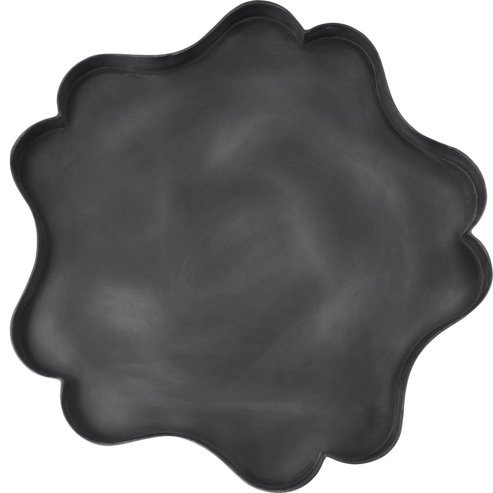 Eloise Iron End / Side Table, Black, Iron, End Table