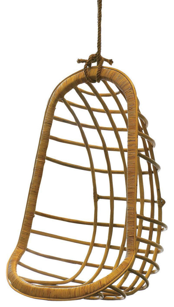 Two''s Company 6204 Hanging Rattan Chair