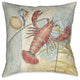 Laural Home Oceana Lobster Outdoor Decorative Pillow, 20"x20"