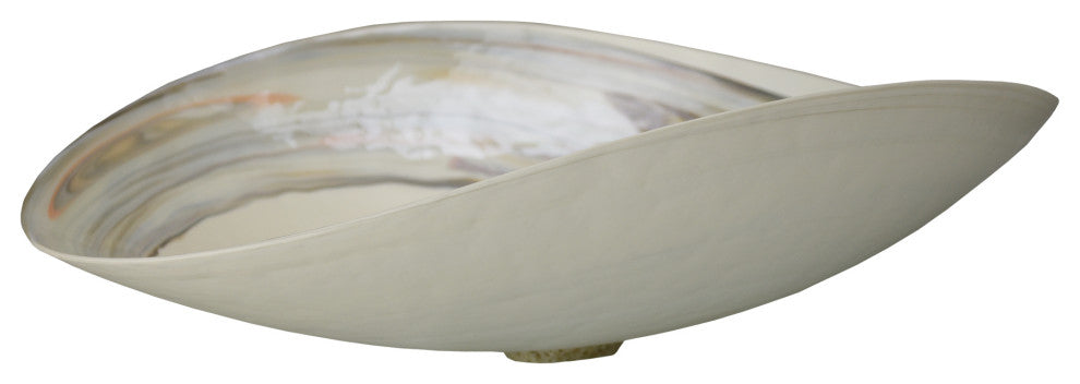 Sorrento Murano Glass Bathroom Sink, Abalone
