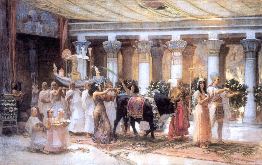 Frederick Arthur Bridgman The Procession of the Sacred Bull Anubis Wall Decal
