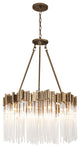 Varaluz-309P10HG-Ten Light Pendant Havana Gold
