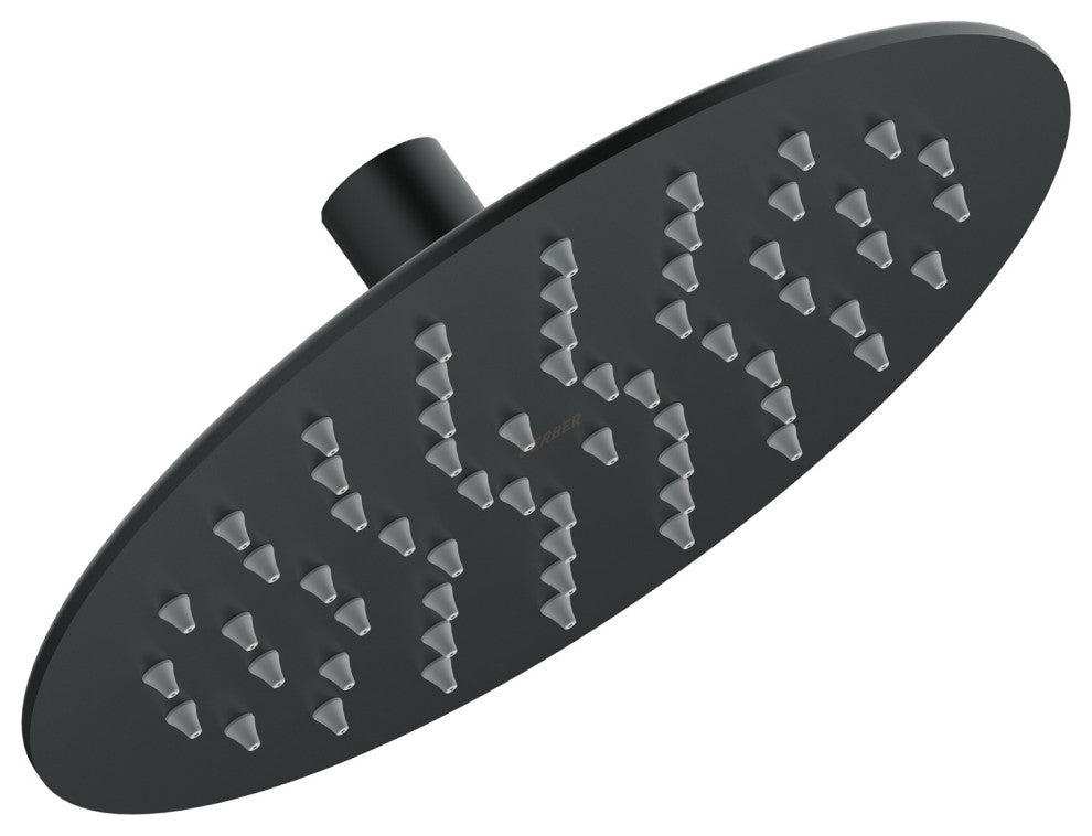 Drench Round 8" 1 Function Rain Showerhead 1.75gpm Satin Black
