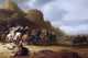 Gerrit Claesz Bleker Cavalry Battle Scene Premium Canvas Print