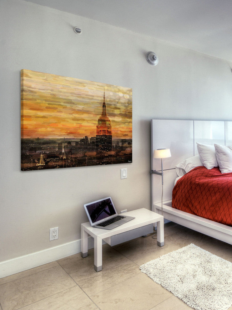 "Bronze Night" Print on Canvas, 45"x30"