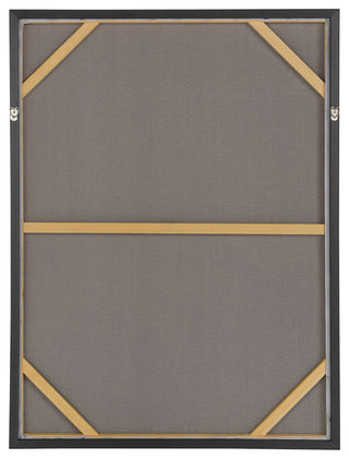 Hand painted Canvas Wall Art-Abstract-Black, Ivory-30" x 39"