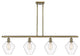 Innovations 516-4I-AB-G652-8-LED 4-Light Island Light, Antique Brass