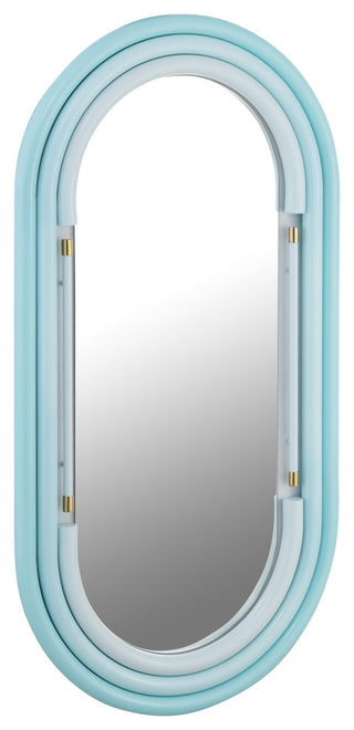 Neon Wall Mirror in Blue
