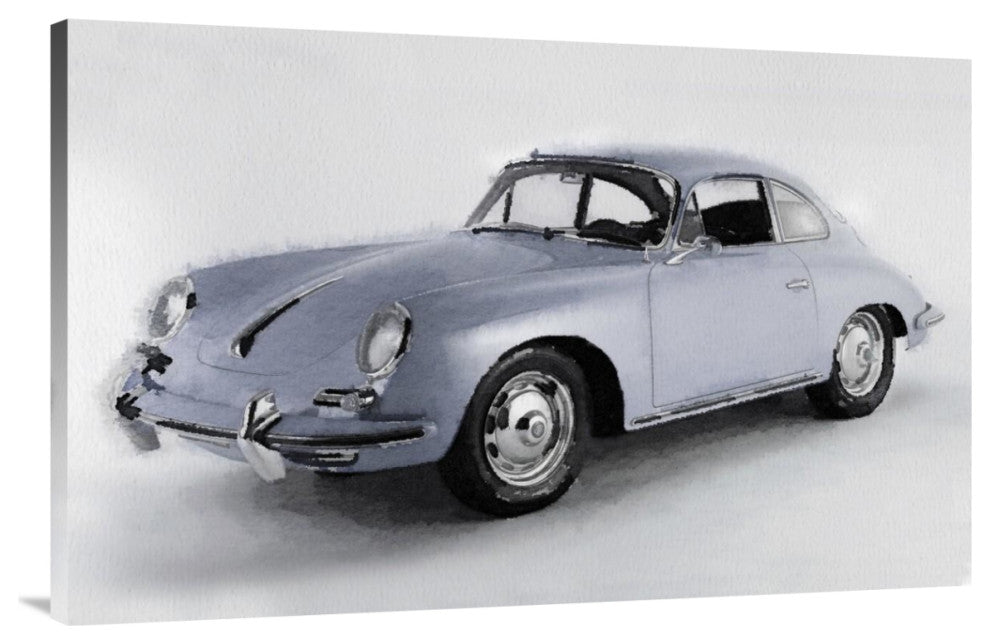 "1964 Porsche 356B Watercolor" Fine Art Print