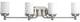 Progress Lighting Glide 4-Light, Brushed Nickel Bath and Vanity