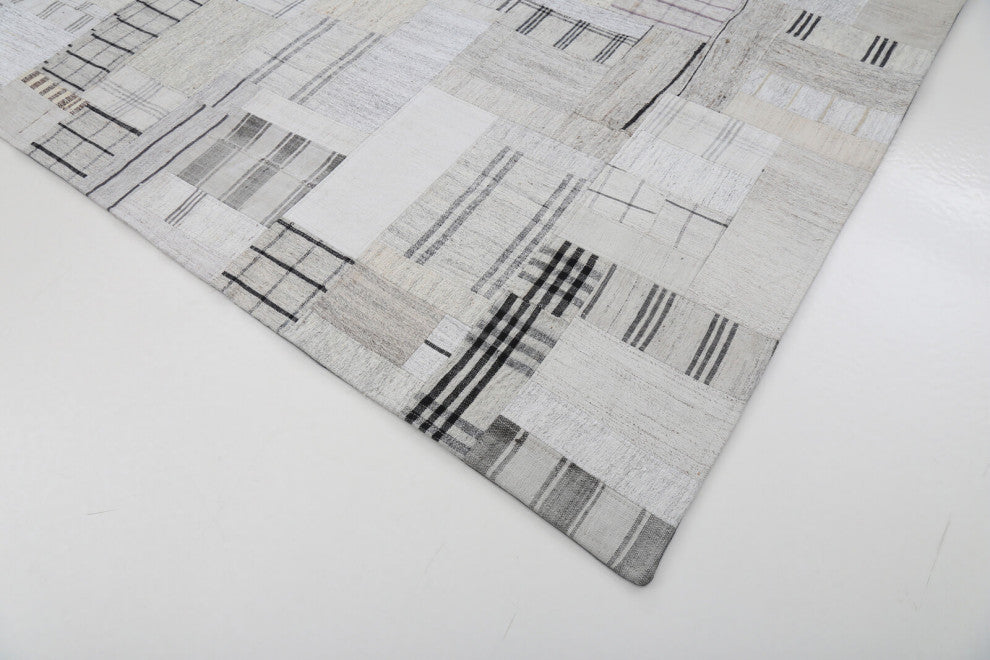 Rug N Carpet - Handmade Turkish 8' 4'' x 10' 0'' Vintage Patchwork Kilim Rug