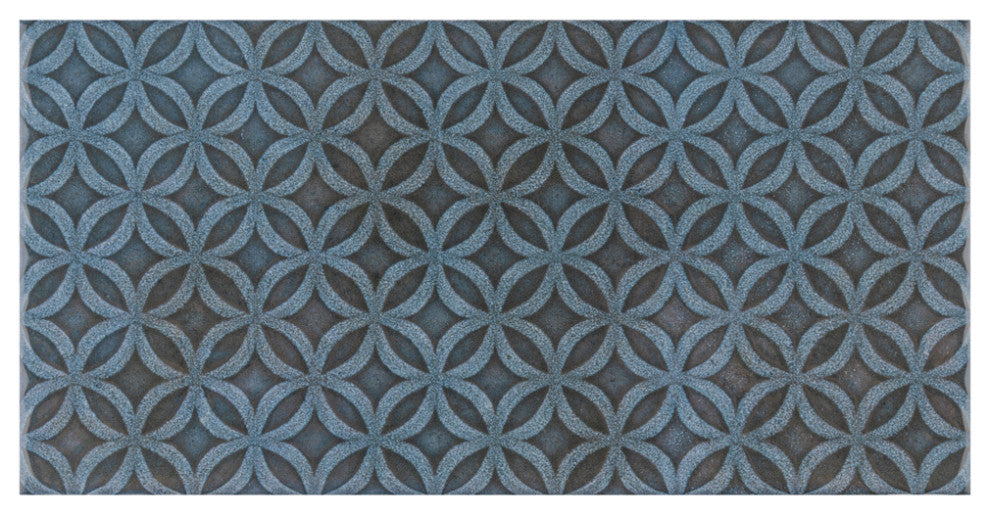 Camden Decor Ceramic Subway Wall Tile, Blue