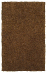 Hailey Heathered Brown Hand-Crafted Area Rug, 5'x7'