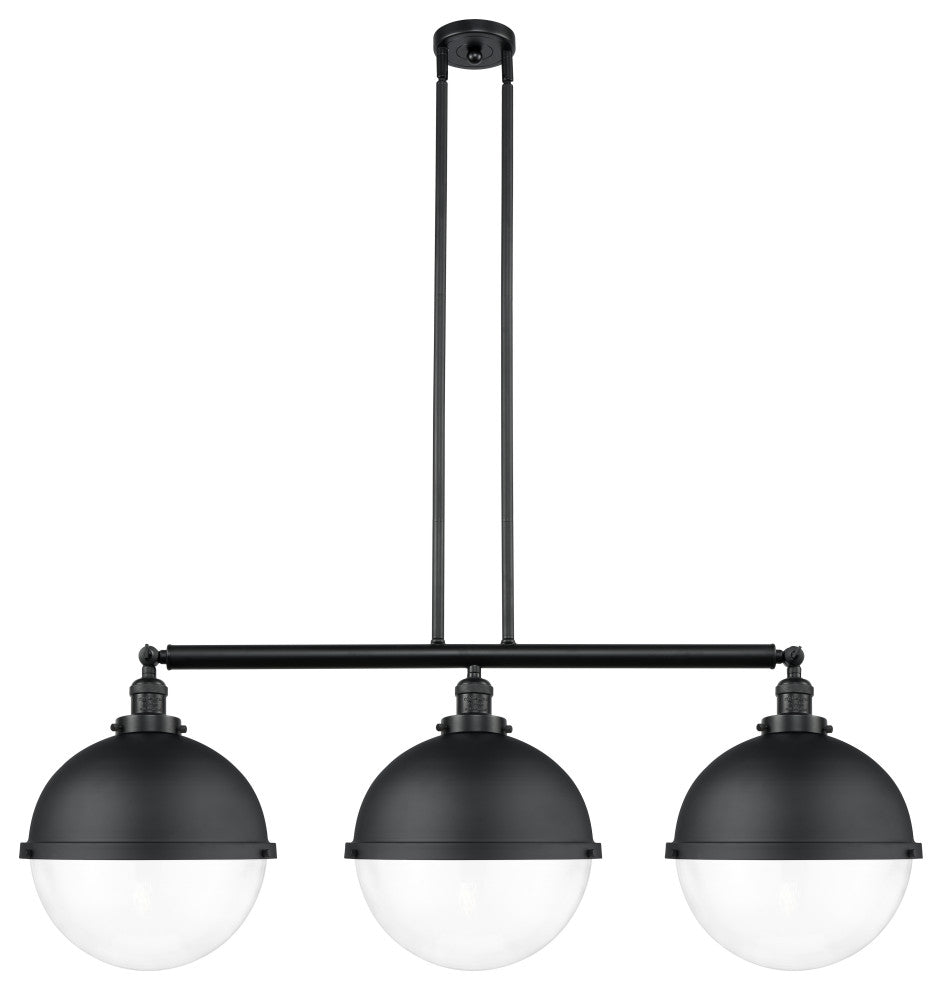 INNOVATIONS 213-BK-HFS-122-BK 3-Light Island Light Matte Black