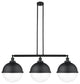 INNOVATIONS 213-BK-HFS-122-BK 3-Light Island Light Matte Black