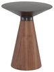 Iris Graphite Metal Side Table, HGNA553