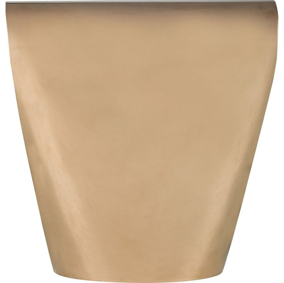 Resource Decor Shield Wall Console Table, Rose Gold