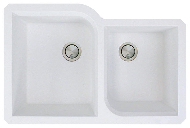 Transolid Radius Granite 31-in Undermount Kitchen Sink