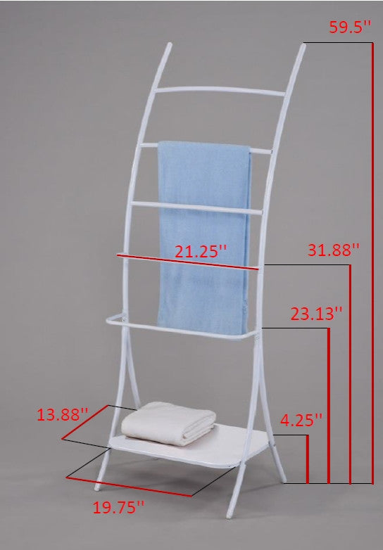 Vassallo 5-Tier Metal Towel Rack
