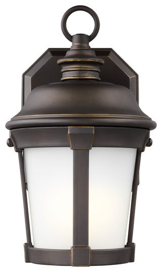 Calder Small 1-Light Outdoor Wall Lantern, Antique Bronze