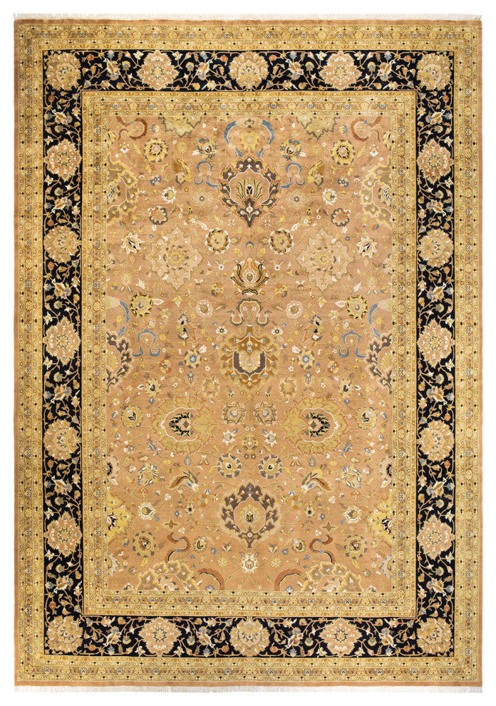 Mogul, One-of-a-Kind Hand-Knotted Area Rug Yellow, 10' 0 x 14' 3