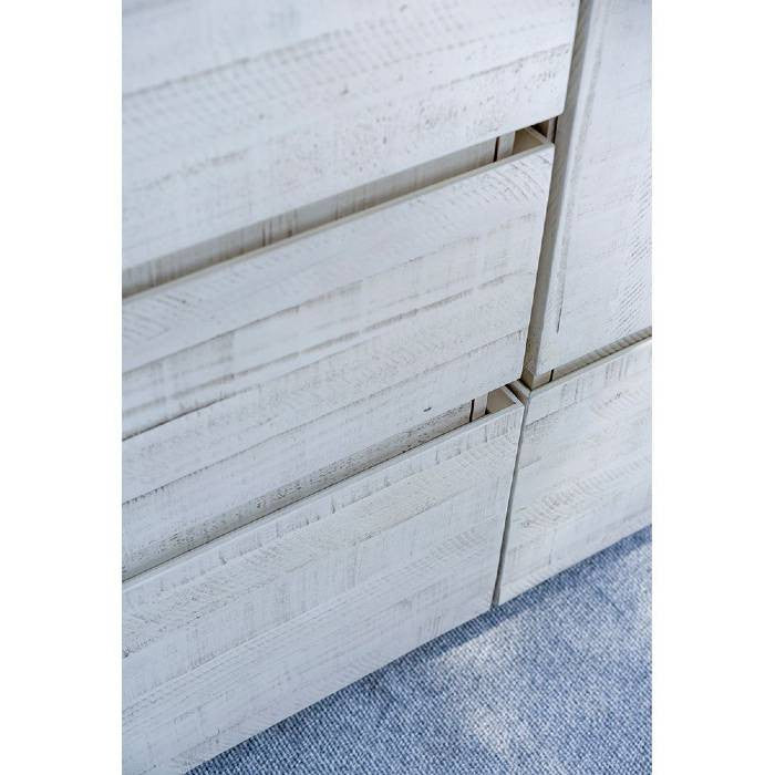 Fresca Formosa 84" Rustic White Double Sink Vanity Set, Faucet Fft3811ch