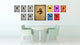 Scorpio Horoscope Astrology Brown Print on Canvas with Picture Frame, 22"x29"