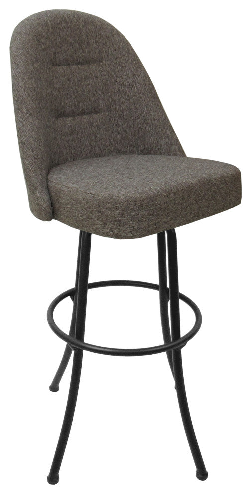 Swivel Counter 26" 30" Extra Tall 34" Metal Bar Stool M-235, Mojave Grey - Grey
