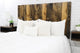 Handcrafted Headboard, Leaner Style, Dark Brown, King
