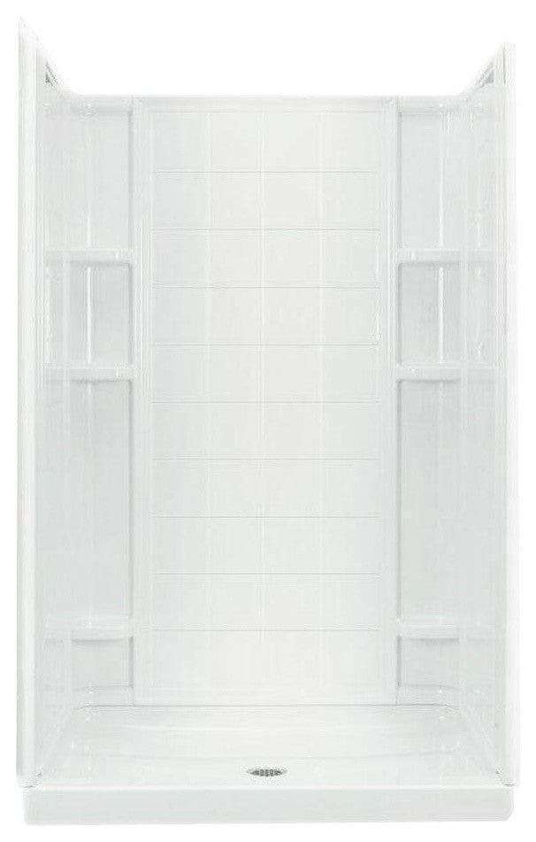Sterling  Ensemble 77"x35.25"x48" Vikrell Alcove Shower Kit