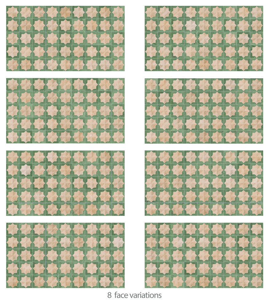 Tetuan Astre Cotto Emerald Porcelain Wall Tile