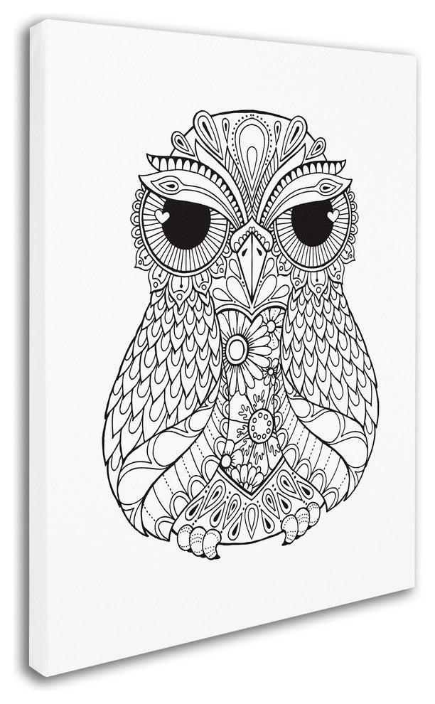 Hello Angel ''Owl 4'' Canvas Art, 32x24