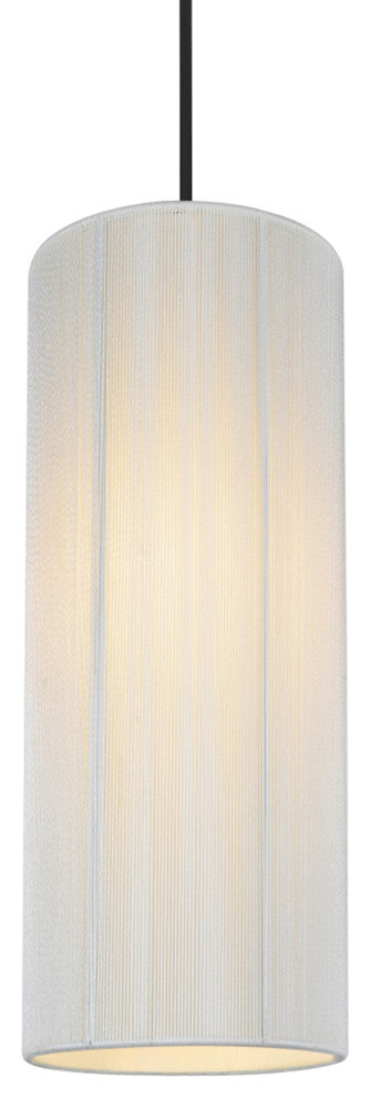 61091-1, Adjustable 1-Light Hanging Mini Pendant Ceiling Light, Satin Nickel