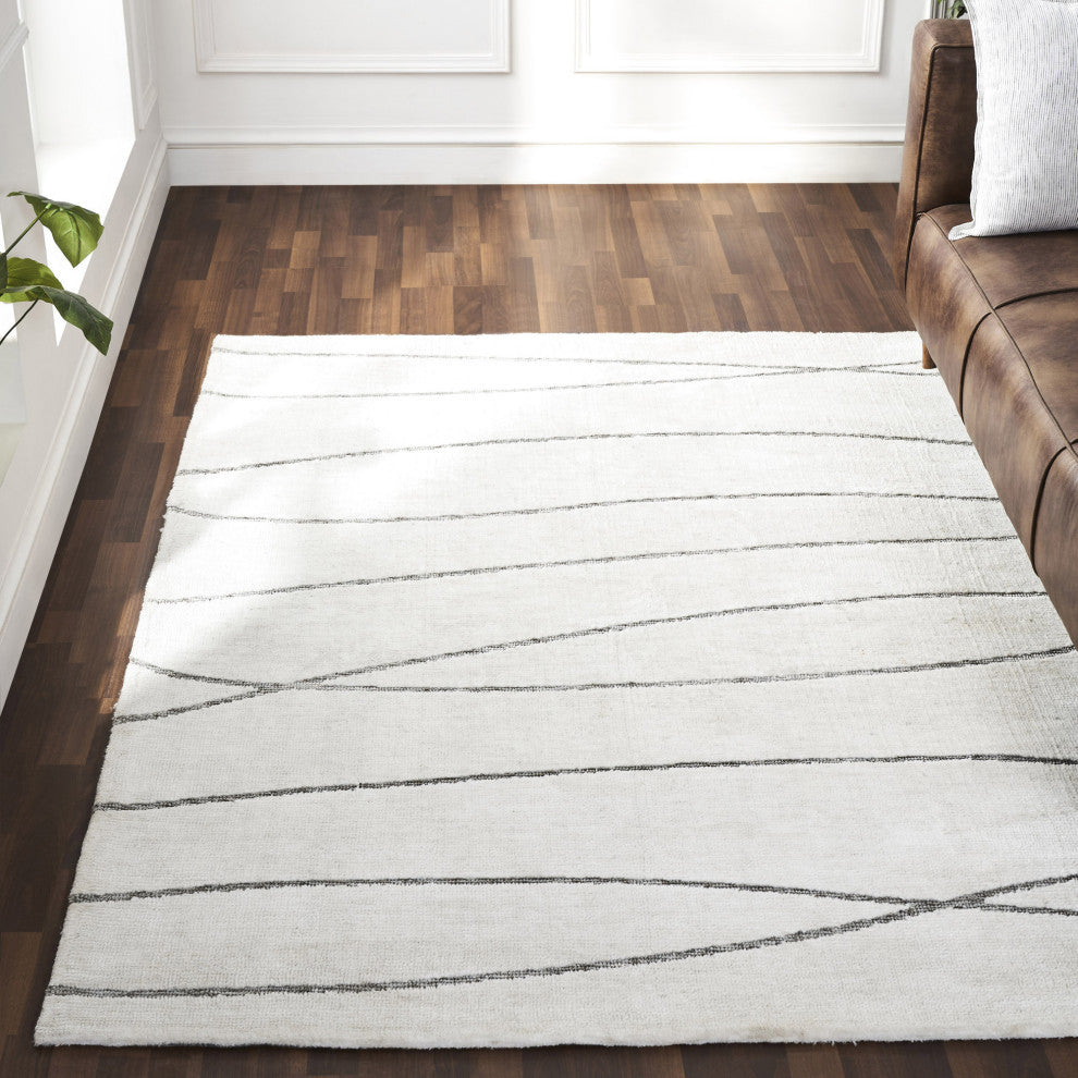 Hazel 7'10" X 10'2" Ft Machine Knitted Rug