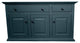 60" Traditional Sideboard Buffet, Smokey Blue