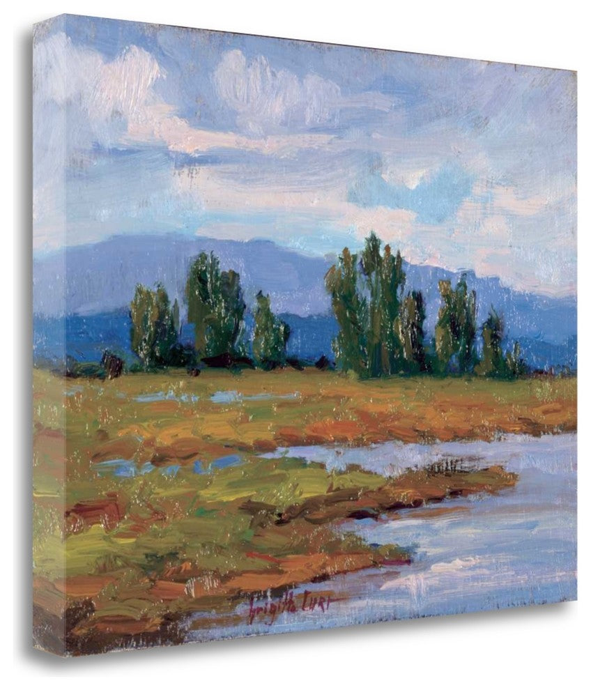 "Rivages Series I" By Brigitte Curt, Giclee Print on Gallery Wrap Canvas