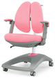 Ergonomic Office Chair, Unique Design With Padded Seat & Double Backrests, Pink