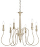 Fiona 6-Light Pendant, Weathered Dove
