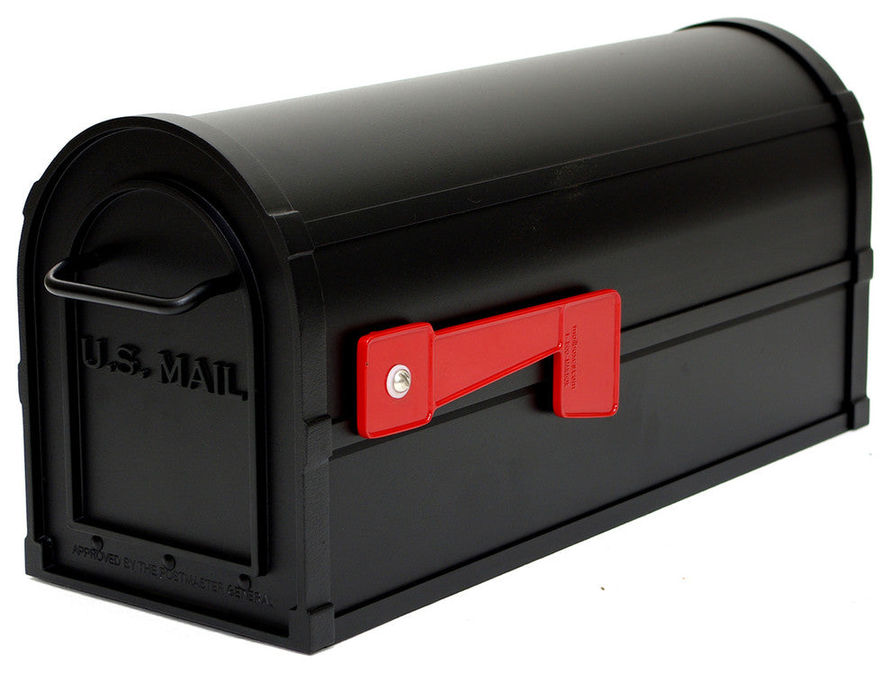 Solar Light Mailbox Package, Black
