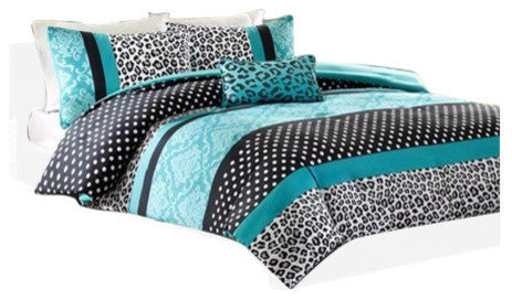 Mi Zone Microfiber Printed Comforter Set, Full/Queen