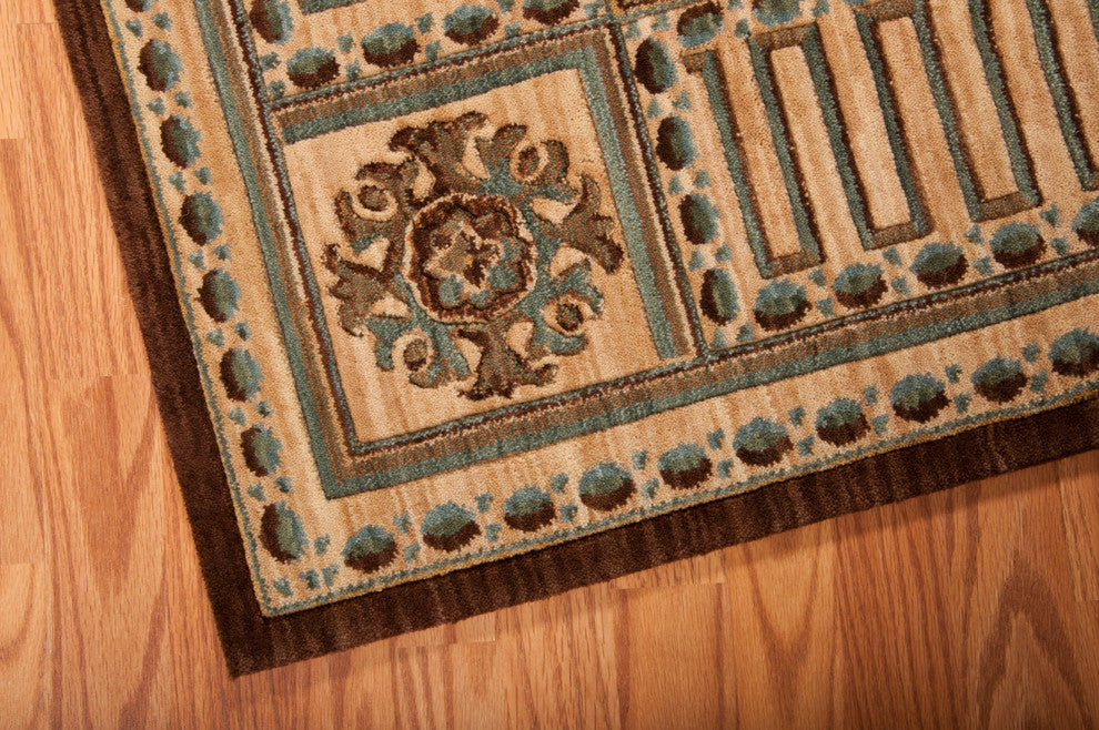 NOURISON VALLENCIERRE BROWN AREA RUG